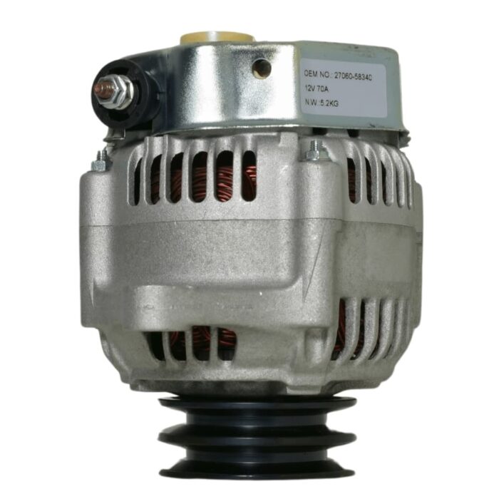 (27060-58340) ALTERNATOR 14B/15B 12v DOUBLE PULLEY - Image 2