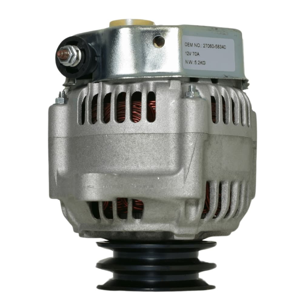 alternator_14b15b_12v_double_pulley-2-30056 (27060-58340) ALTERNATOR 14B/15B 12v DOUBLE PULLEY - Image 2