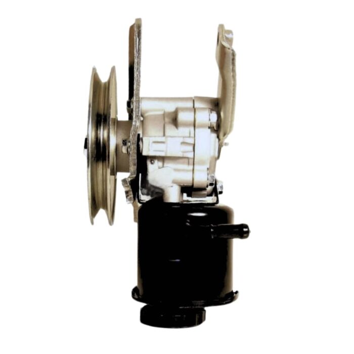 (49110-VB200) POWER PUMP TD42 w/Pulley,Bottle,Bracket ALUMINIUM - Image 2